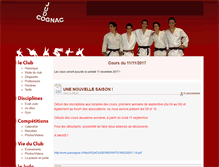 Tablet Screenshot of judocognac.fr